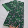 4.57 meter/African Lace Fabric, Swiss Tulle Floral Embroidery Lace Fabric with Rhinestones And Sequins, Suitable for Weddings/ Daily/ Parties - Image 9