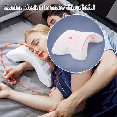 1pc Super Soft Memory Pillow, Provides Comfort and Support Arm Pillow, Perfect Choice for Couples Hugging Sleep, Suitable for Side Sleeping, Nap, Office Rest, Christmas, Valentine's Day Gift